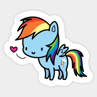 Rainbow Dash chibi Sticker